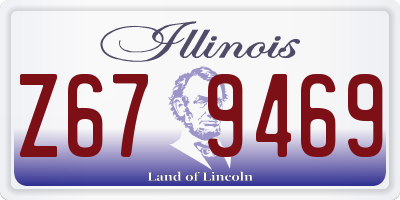 IL license plate Z679469