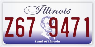 IL license plate Z679471