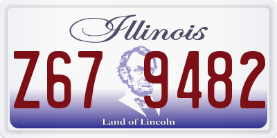 IL license plate Z679482