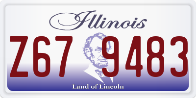 IL license plate Z679483