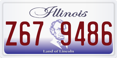 IL license plate Z679486