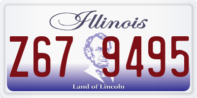 IL license plate Z679495