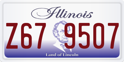 IL license plate Z679507
