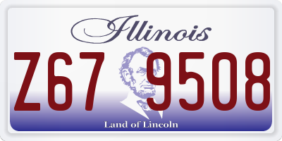 IL license plate Z679508