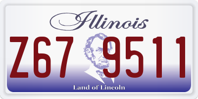 IL license plate Z679511