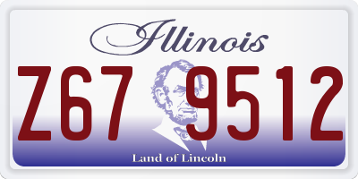 IL license plate Z679512