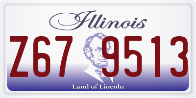 IL license plate Z679513