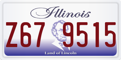 IL license plate Z679515