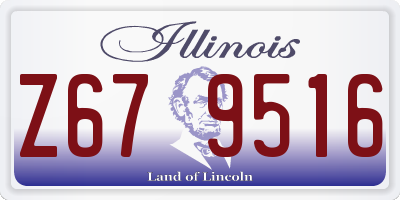 IL license plate Z679516