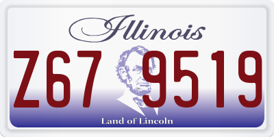 IL license plate Z679519