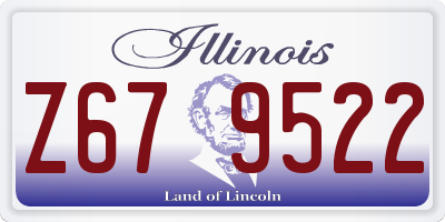 IL license plate Z679522