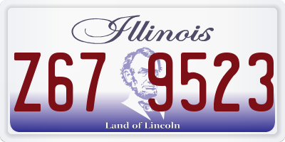 IL license plate Z679523