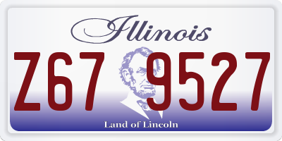 IL license plate Z679527
