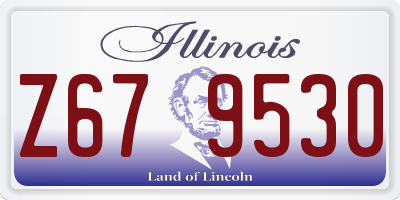 IL license plate Z679530