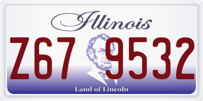 IL license plate Z679532