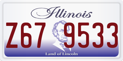 IL license plate Z679533