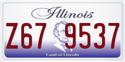 IL license plate Z679537