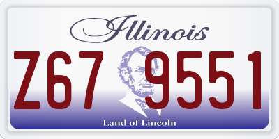 IL license plate Z679551