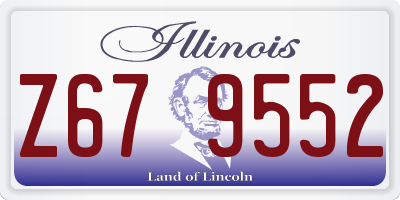 IL license plate Z679552