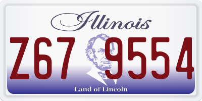 IL license plate Z679554