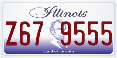IL license plate Z679555