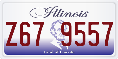IL license plate Z679557