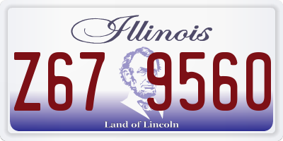 IL license plate Z679560