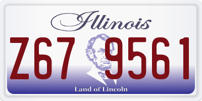 IL license plate Z679561