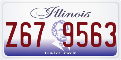IL license plate Z679563