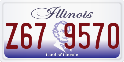 IL license plate Z679570