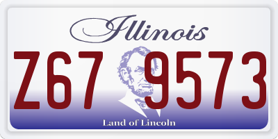 IL license plate Z679573