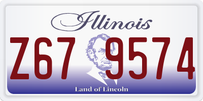 IL license plate Z679574