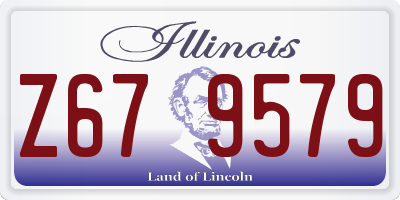 IL license plate Z679579