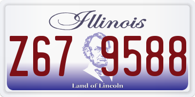 IL license plate Z679588
