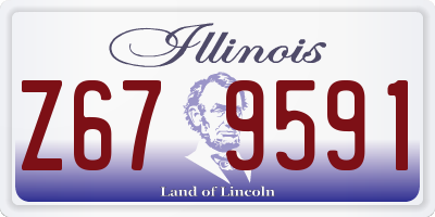 IL license plate Z679591
