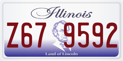IL license plate Z679592