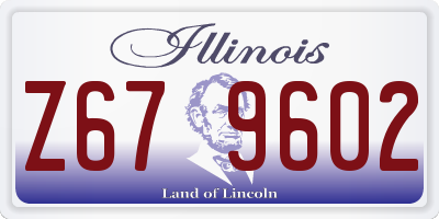IL license plate Z679602