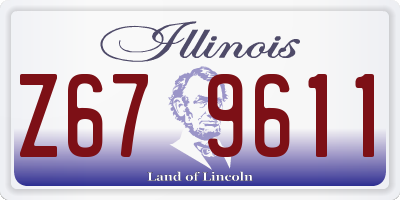 IL license plate Z679611