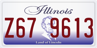 IL license plate Z679613