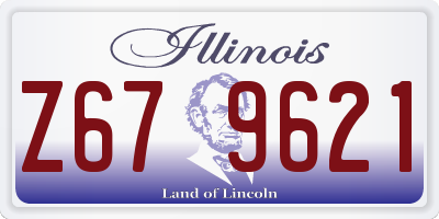 IL license plate Z679621