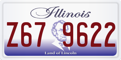 IL license plate Z679622