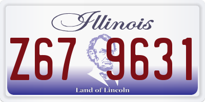 IL license plate Z679631