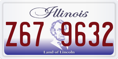 IL license plate Z679632