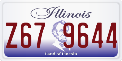 IL license plate Z679644