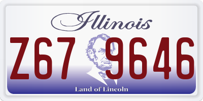 IL license plate Z679646