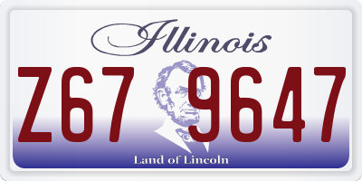IL license plate Z679647
