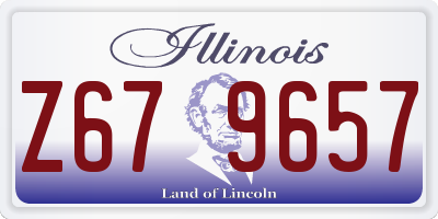 IL license plate Z679657