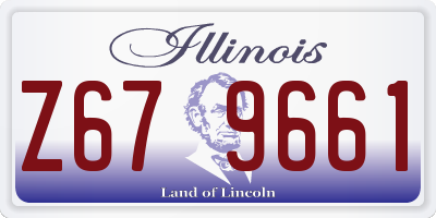 IL license plate Z679661
