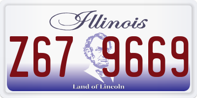IL license plate Z679669