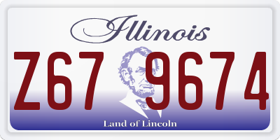 IL license plate Z679674